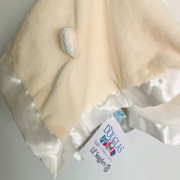 New w/ Tag Douglas Baby Lil Snuggler Cream Lamb  Security Blanket Lovey - Picture 9 of 10